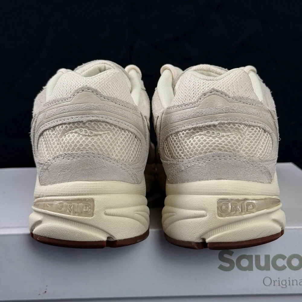 Saucony Grid Jazz 9 Suede Pack Ivory Mens Size 9.5 Womens 11 Sneakers S70898-6